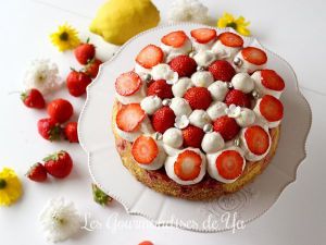 Recette Moelleux fraise, vanille et citron