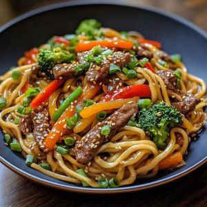 Recette Délicieux Lo Mein au Bœuf : Une Explosion de Saveurs !