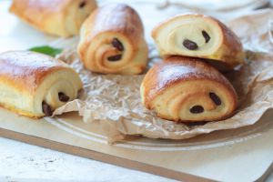 Recette Pain au chocolat brioché vegan, sans oeuf ni lactose