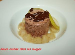 Recette Glace chocolat suisse Mövenpick poires rôties à la fève tonka