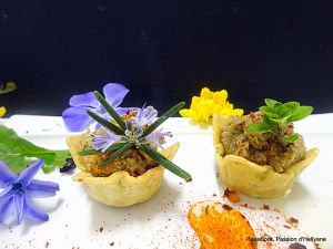 Recette Spicy mini coupelles à la crème de sardines