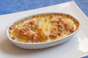 Recette Gratin de légumes et jambon