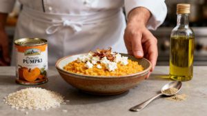 Recette Risotto au potimarron et chèvre : recette gourmande d’automne