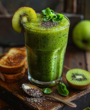 Recette Smoothie Kiwi Pomme : Découvrez Comment Préparer ce Délice Sain et Rafraîchissant