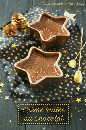 Recette Crèmes brulées au chocolat #Noël vegan