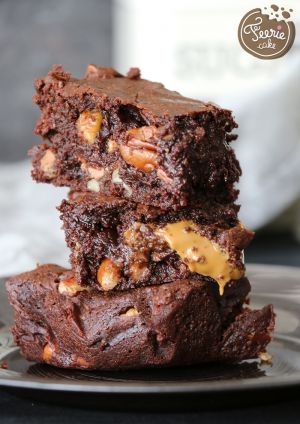 Recette Brownies au beurre de cacahuètes (vegan)