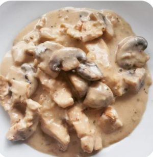 Recette Poulet parmesan champignons