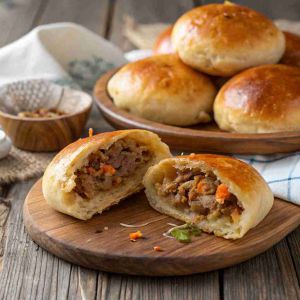 Recette Mennonite Piroshki Recipe | Traditional Savory Meat & Cabbage Pockets