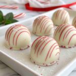 Recette Peppermint Truffles – White Chocolate Holiday Candy