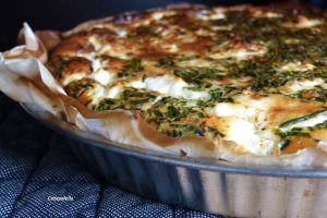 Recette Quiche aux poireaux & feta