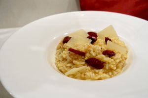 Recette Risotto au chorizo et parmesan