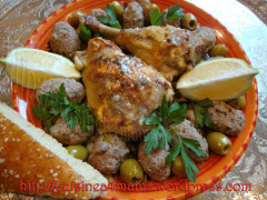 Recette Tajine de poulet aux olives