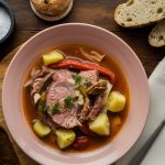 Recette Soupe de goulash aux poivrons