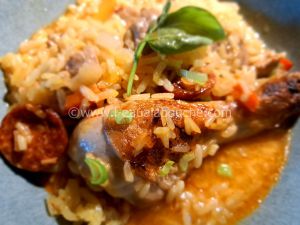 Recette Riz Au Poulet, Porc Et Chorizo