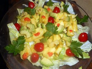 Recette Salade d ananas et avocat