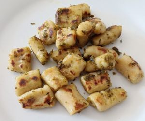 Recette Mes derniers et meilleurs gnocchi, aromatisé de pesto d'ail des ours