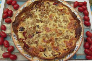 Recette Tarte au thon, tomates et fenouil
