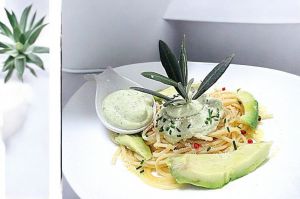 Recette Spaghetti à la crème avocat bio