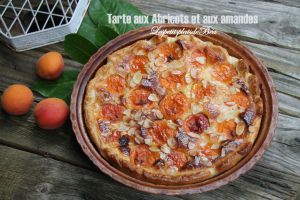 Recette Tarte aux abricots et aux amandes