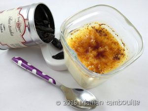 Recette Crème brûlée à la fève tonka