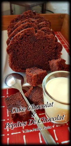 Recette Cake Chocolat & Pépites De Chocolat
