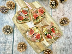 Recette Tartines cèpes jambon fromage