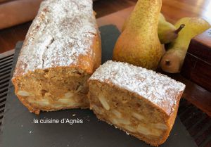 Recette Cake aux spéculoos et aux poires