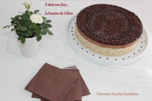 Recette Entremet chocolat insert framboise