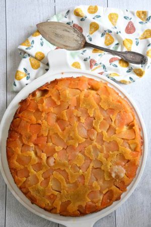 Recette Gâteau renversé aux poires