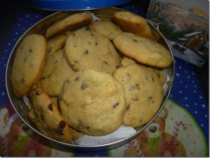Recette Cookies aux dattes et pépites de Chocolat