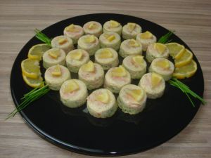 Recette Mini-Mousses de Courgettes au saumon fumé