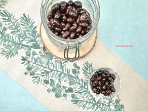Recette Olives noires marinées