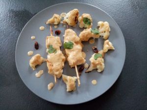 Recette Brochettes de poulet sauce satay de Cyril Lignac dans tous en cuisine