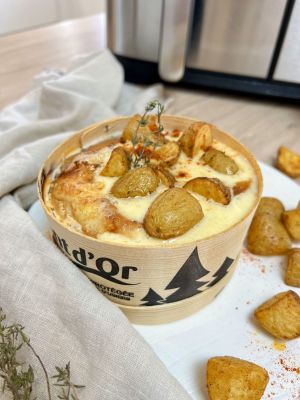 Recette Mont D’or au AirFryer et ses pommes de terre grenaille