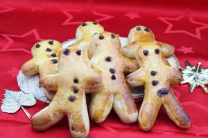 Recette Manalas ou mennele (bonhommes en brioche)