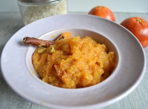 Recette Riz confit à l'orange sanguine (Kalamar jarda)