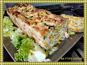 Recette Terrine de courgettes et poivrons