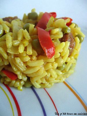 Recette Risotto aux merguez façon paella