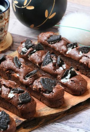 Recette Brownies aux oreos