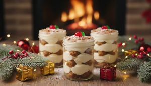 Recette Découvrez le tiramisu de Noël le plus fondant : un mariage gourmand de spéculoos et mascarpone sans cuisson