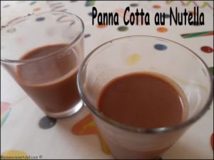 Recette Panna Cotta au Nutella