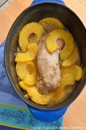 Recette Filet mignon de porc rôti à l'ananas