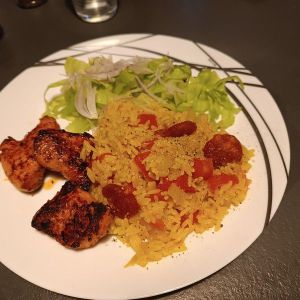 Recette Riz Pilaf au Chorizo, Courgette et Poivron