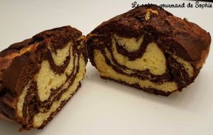 Recette Marbré chocolat vanille au mascarpone