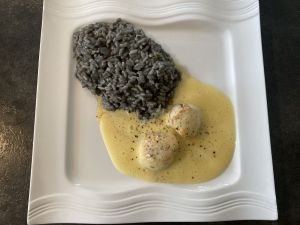 Recette Risotto à l'encre de seiche