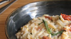 Recette Orzo crémeux au citron & épinards