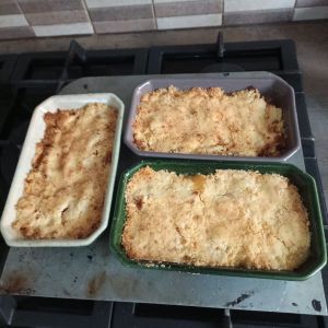 Recette Crumble aux pommes au COMBI NINJA