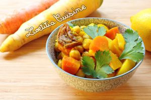 Recette Tajine de légumes aux pois chiches {Végane}