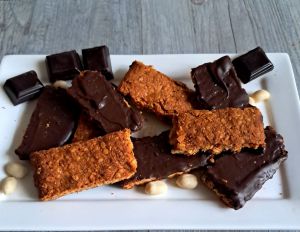 Recette Barres de céréales et beurre de cacahuètes