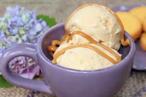 Recette Glace au caramel